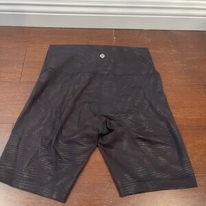 lululemon athletica Black Bike Shorts